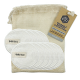 Ever Eco Reusable Bamboo Facial Pads with Washing Bag (10 Pack) Teros