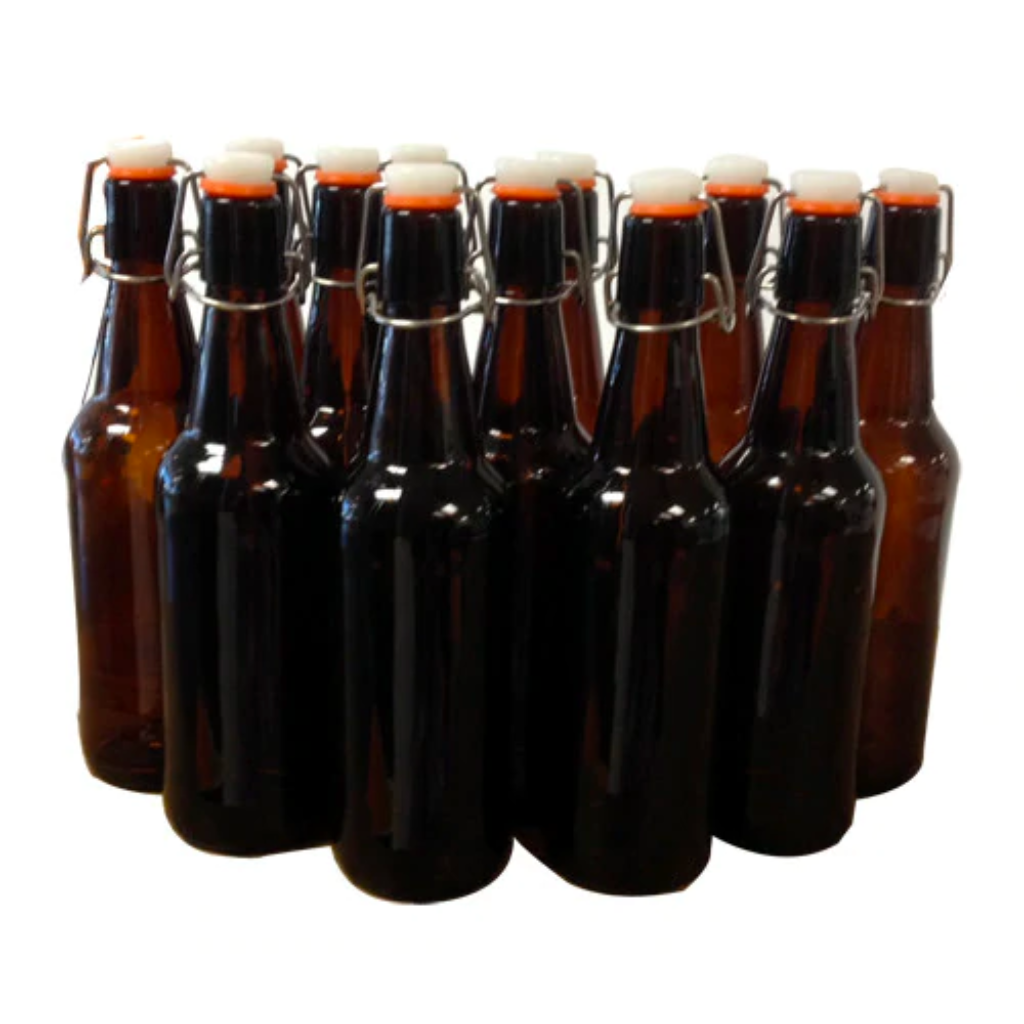 Mangrove Jack's Amber Flip Top Glass Bottle 500 ml