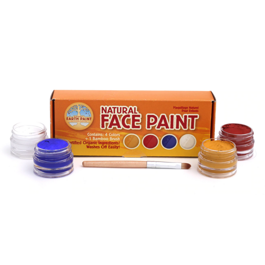 Natural Earthpaint Natural Face Paint Kit, Mini (4 Pack)