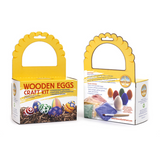 Natural Earthpaint Wooden Eggs Craft Kit