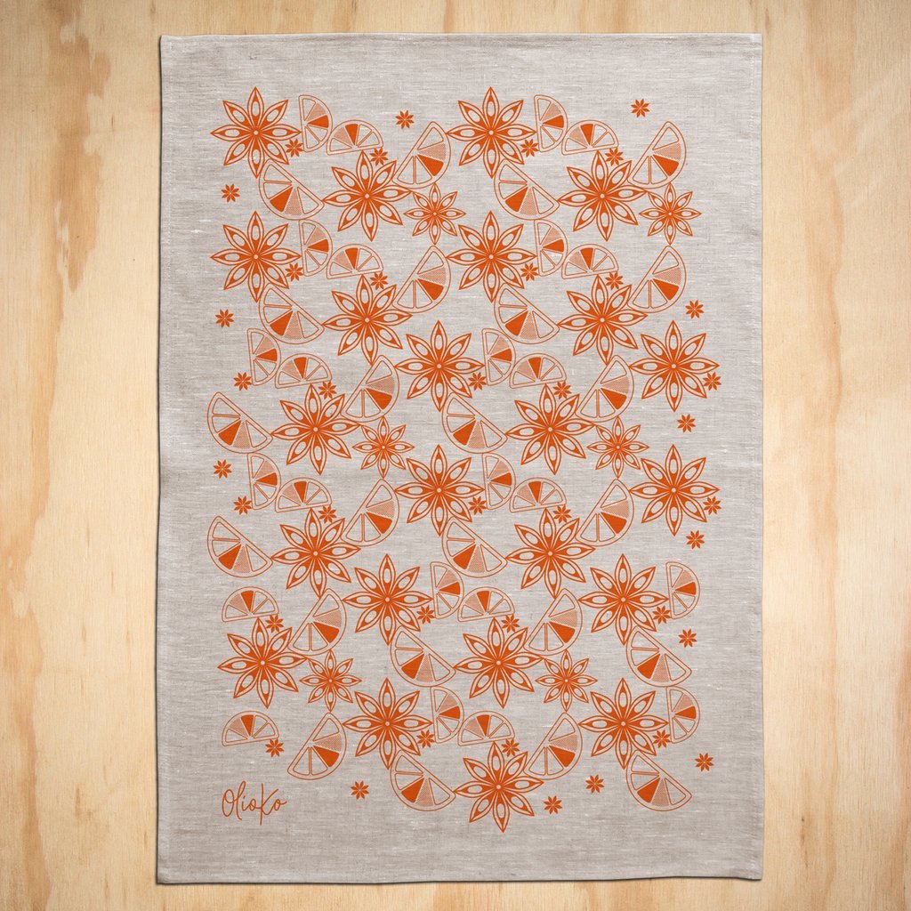 Olioko Linen Tea Towel