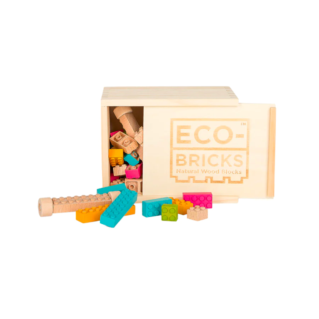 Once Kids Eco-Bricks Coloured & Natural