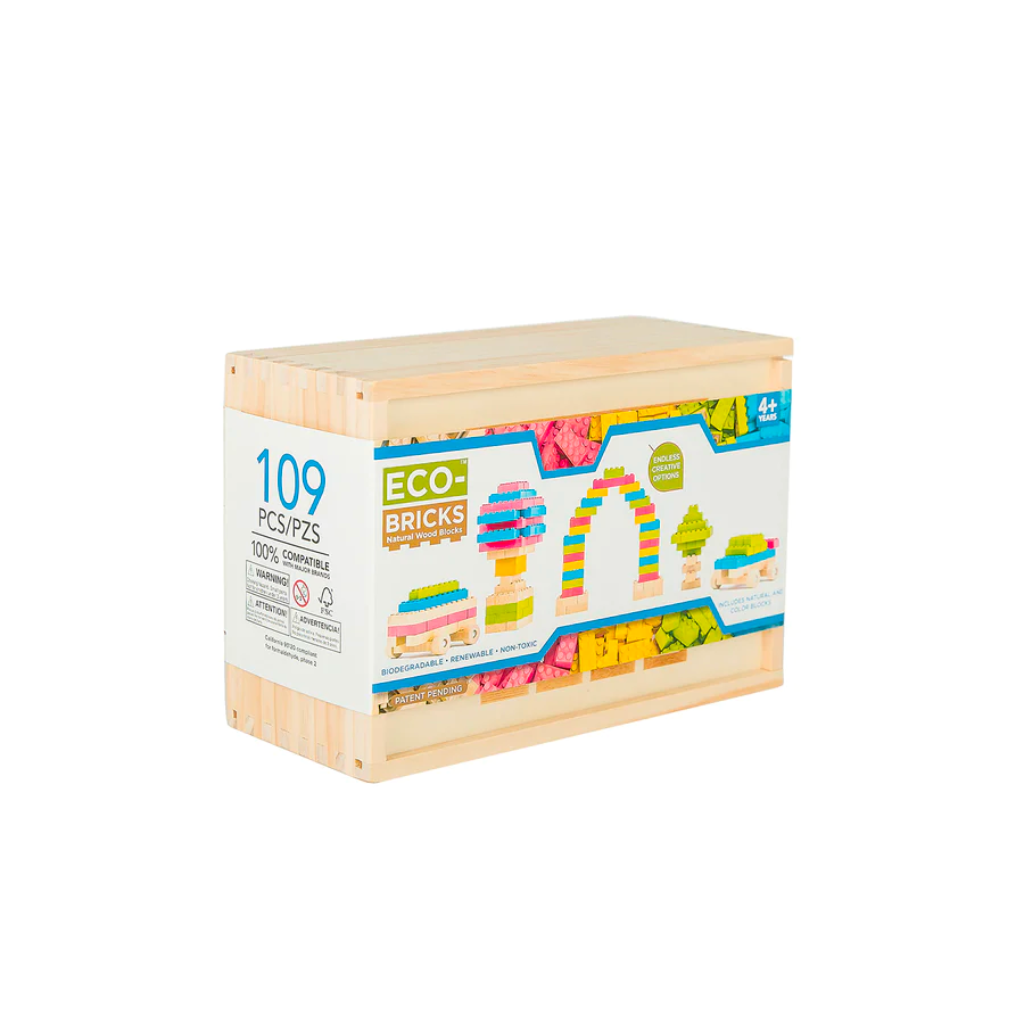 Once Kids Eco-Bricks Coloured & Natural