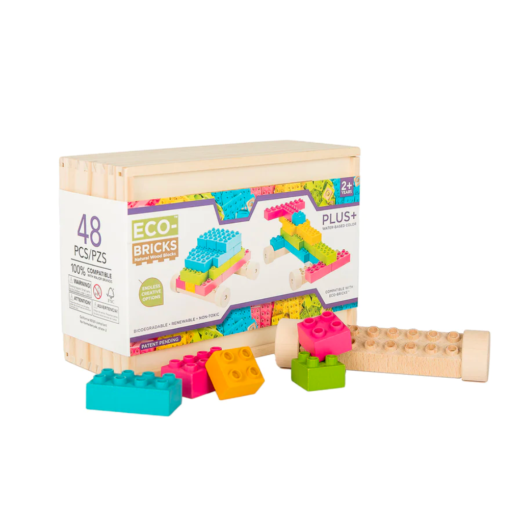 Once Kids Eco-Bricks Plus Coloured & Natural