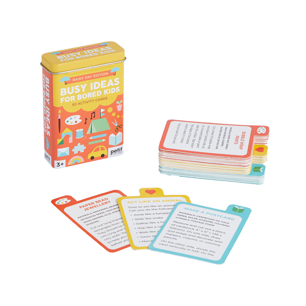 Petit Collage Busy Ideas for Bored Kids (50 Activity Cards)
