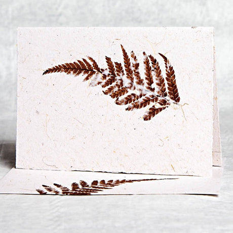 Plane Tree Studio Fern and Natural Fibre Card