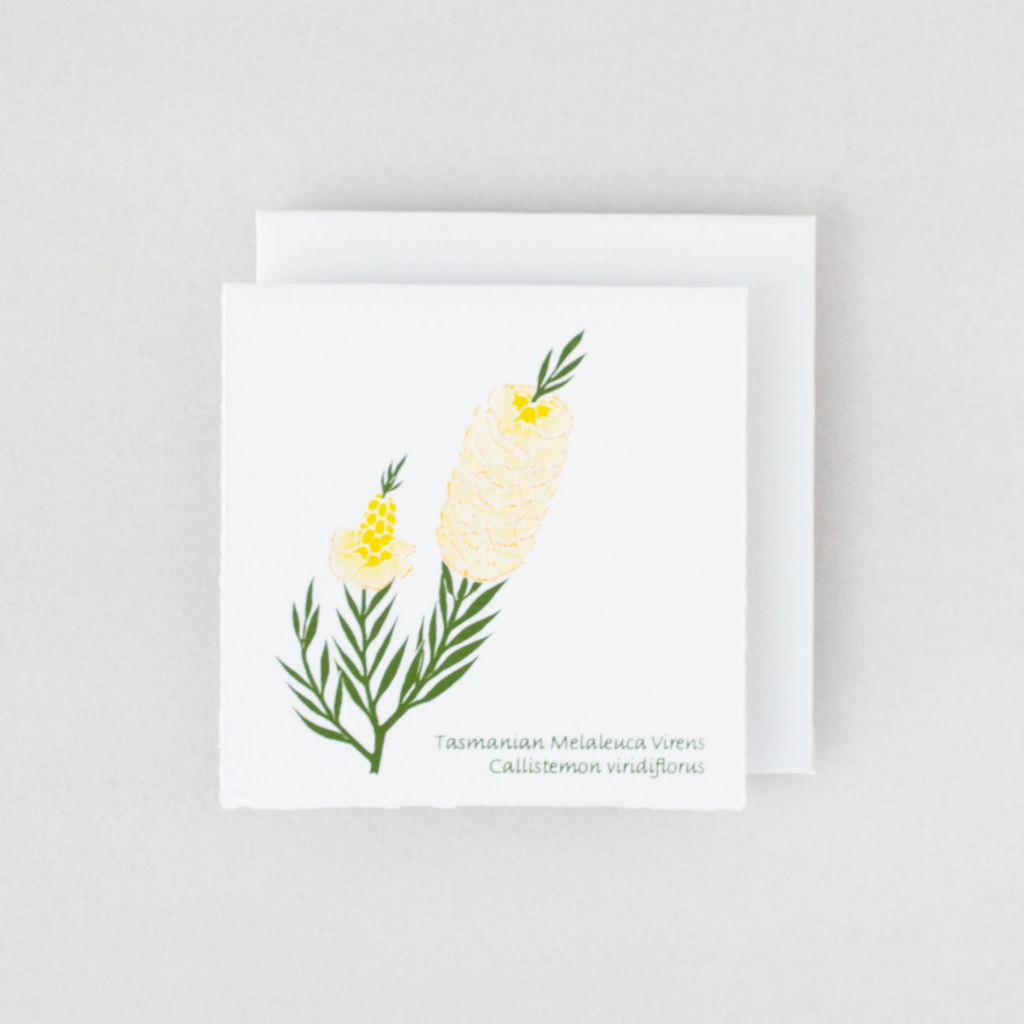 Plane Tree Studio Tasmanian Native Flora Handmade Card