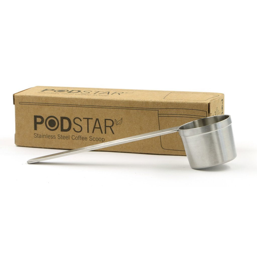 Pod Star Stainless Steel Scoop