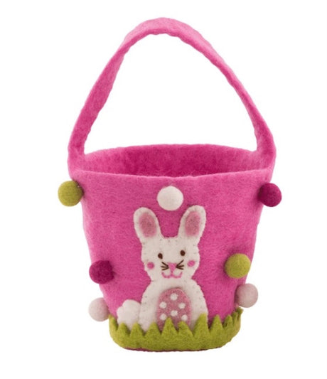 Pashom Handmade Felt Easter Egg Basket