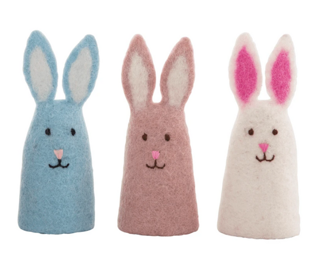 Pashom Handmade Felt Easter Bunny Egg Cosy