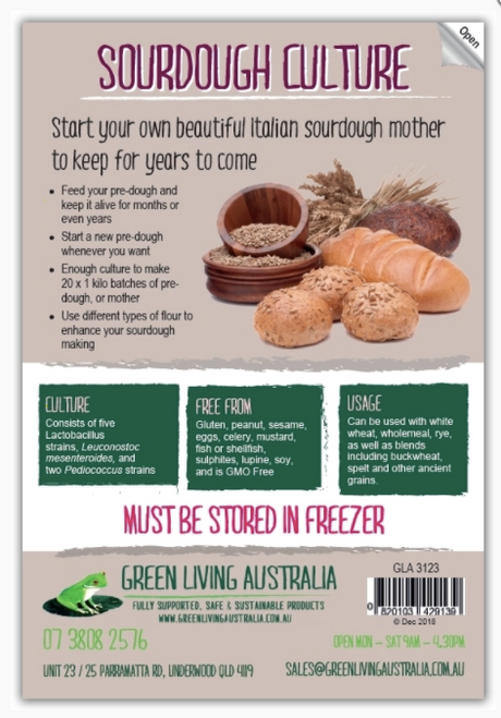 Green Living Australia Sourdough Culture