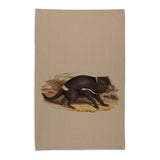 Linen Press Tea Towel Beige John Gould (Organic Cotton) Teros