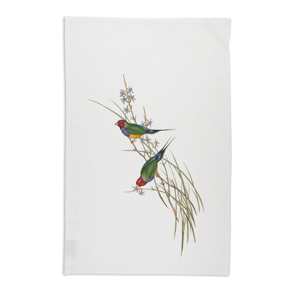 Linen Press Tea Towel White John Gould (Organic Cotton)