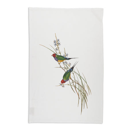 Linen Press Tea Towel White John Gould (Organic Cotton)