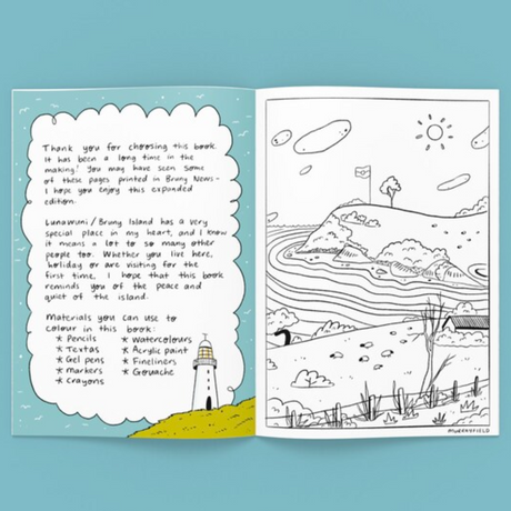 "The Lunawuni Bruny Island Colouring Book" by Rosie Murrell