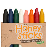 Honeysticks Beeswax Crayons Thins (8 Pack)