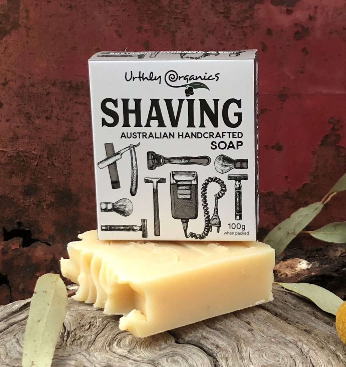 Urthly Organics Shaving Soap 100 g