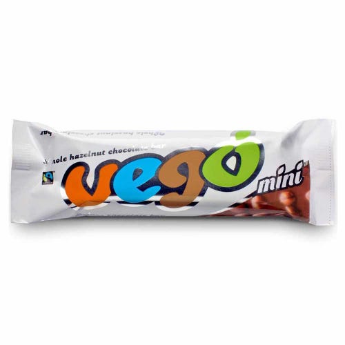 Vego Whole Hazelnut Chocolate Bar