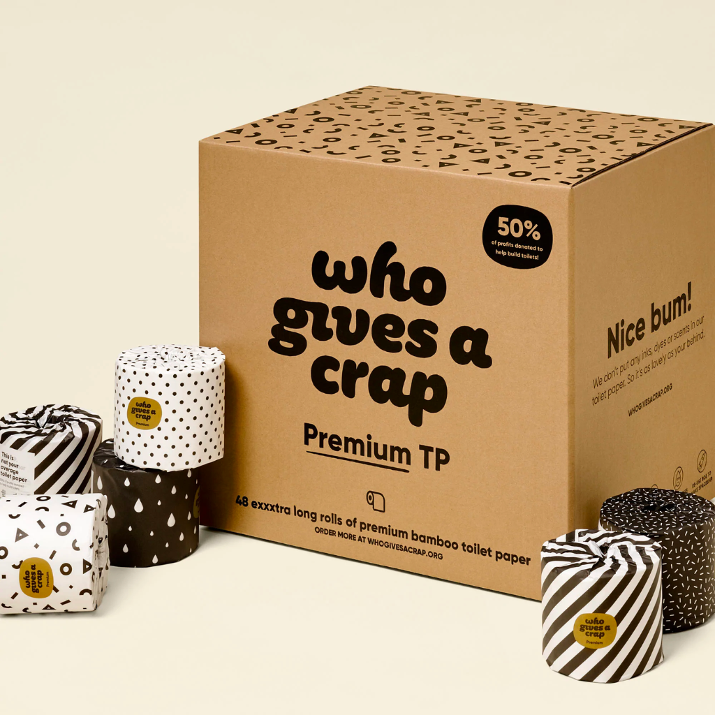 WGAC Toilet Paper Premium Bamboo Single Roll