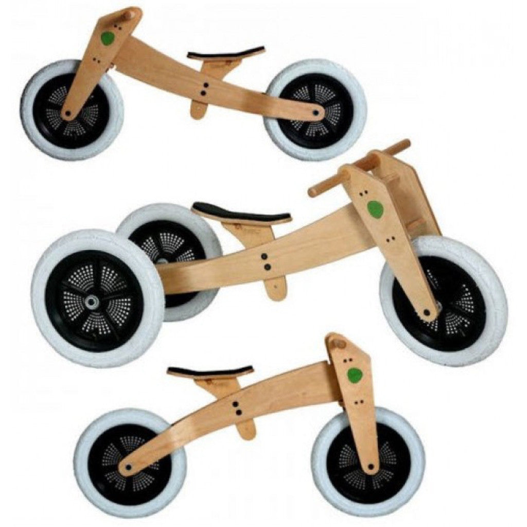 Wishbone Wooden Bike 3 in 1