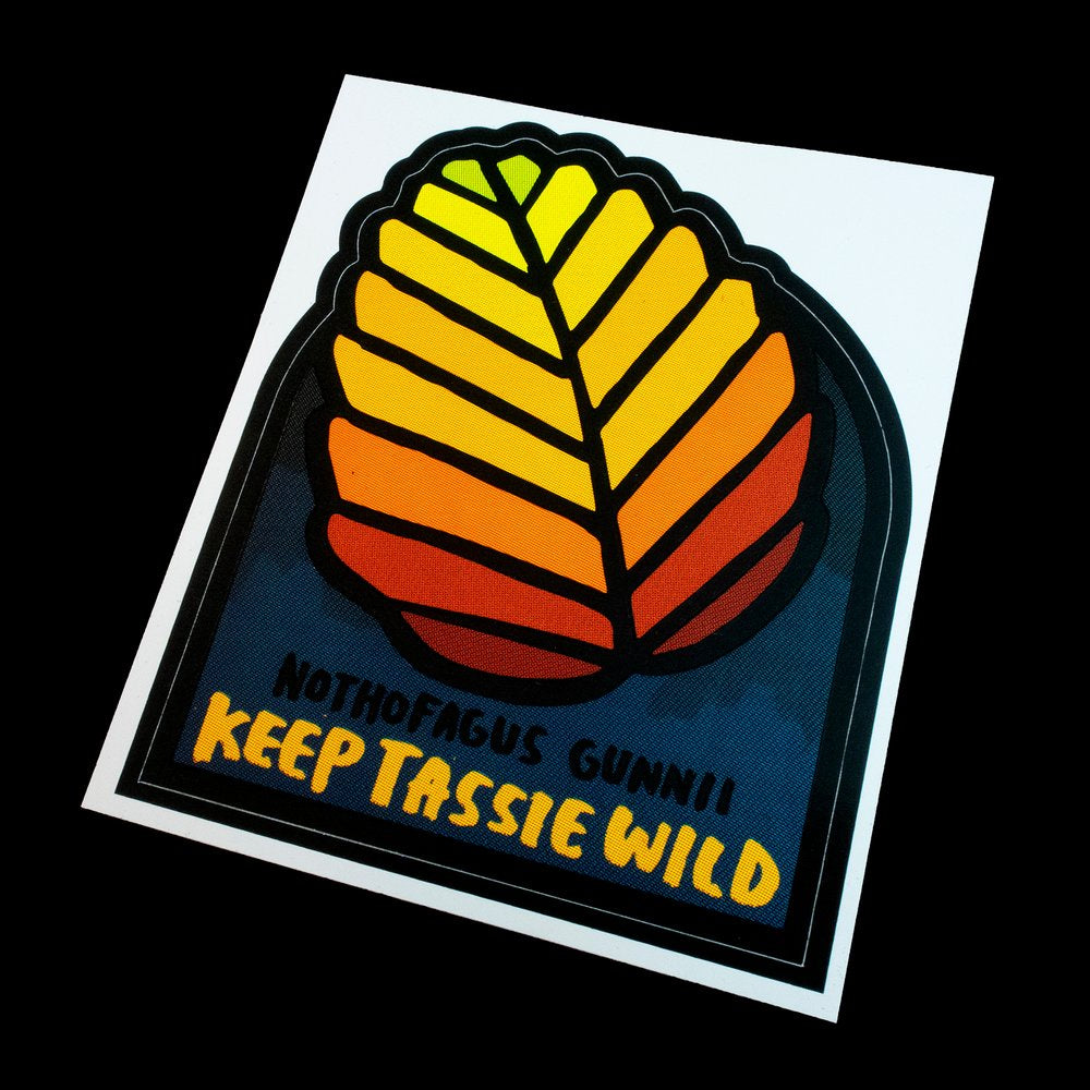 Keep Tassie Wild Sticker – Fagus