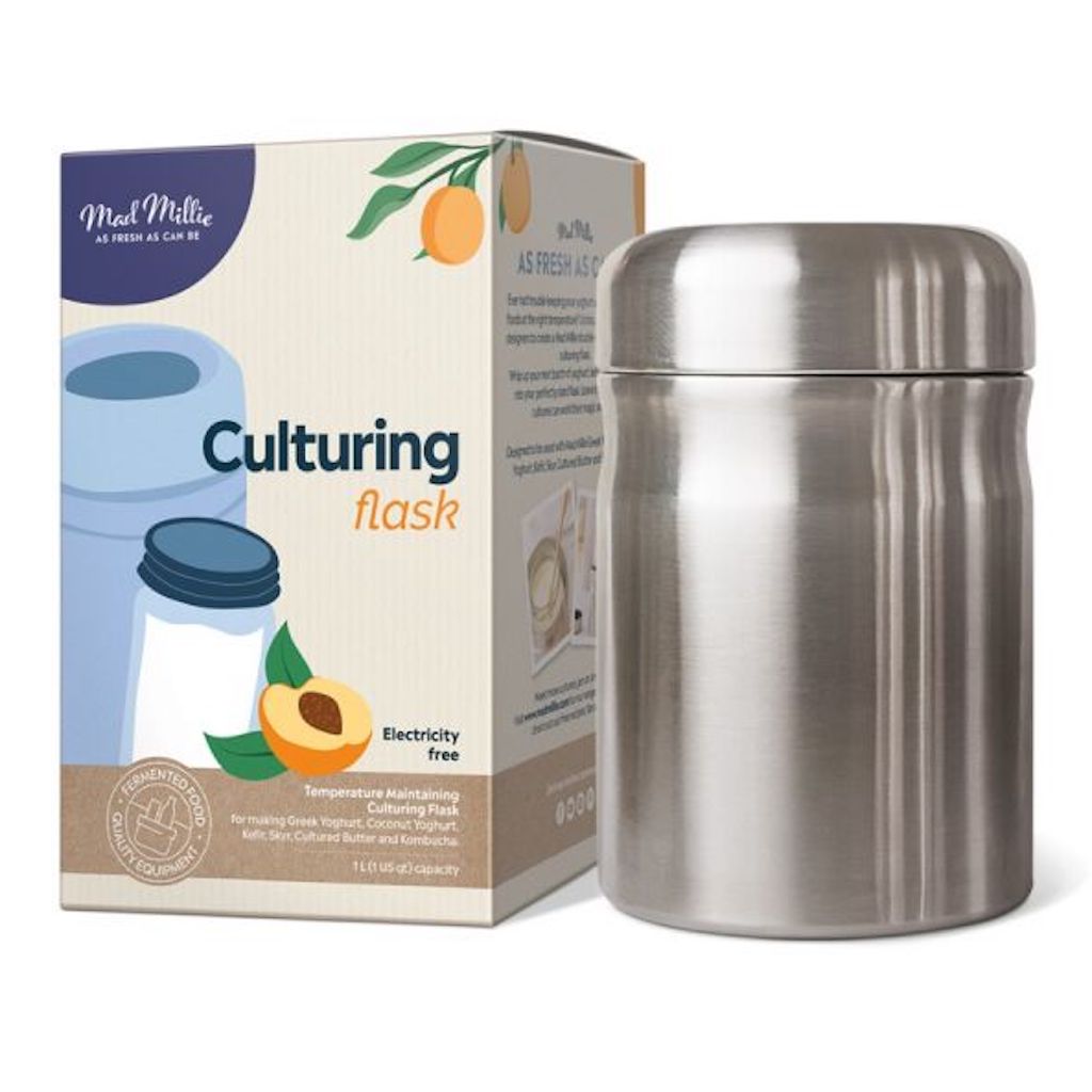 Mad Millie Stainless Steel Culturing Flask 1 L
