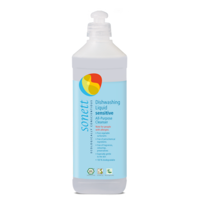 Sonett Sensitive Dishwashing Liquid & All Purpose Cleanser 500 ml Teros