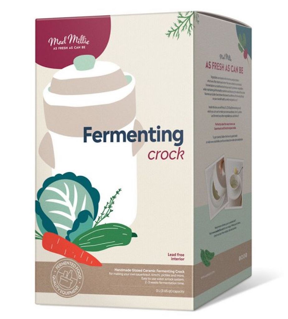 Mad Millie Fermenting Crock Teros