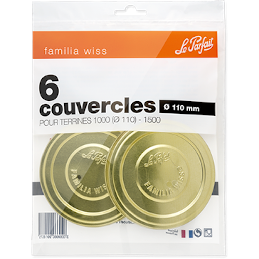 Le Parfait Familia Wiss Screw Lid (6 Pack)