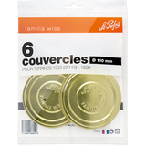 Le Parfait Familia Wiss Screw Lid (6 Pack)