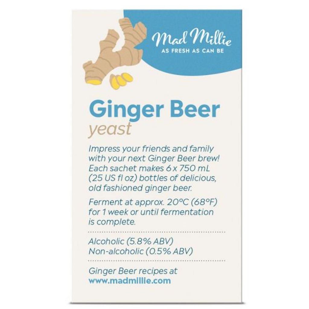 Mad Millie Ginger Beer Yeast