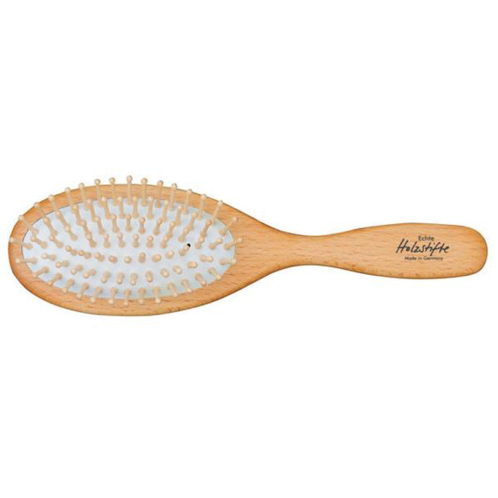 Redecker Beechwood Oval Hair Brush with Pins