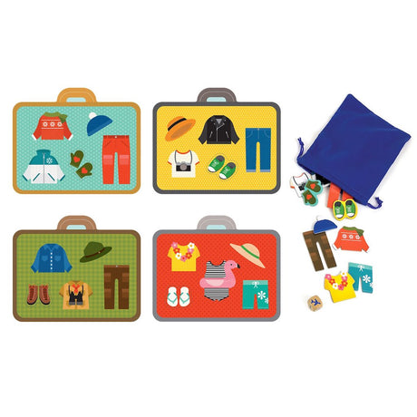 Petit Collage Pack Your Bags Board Game