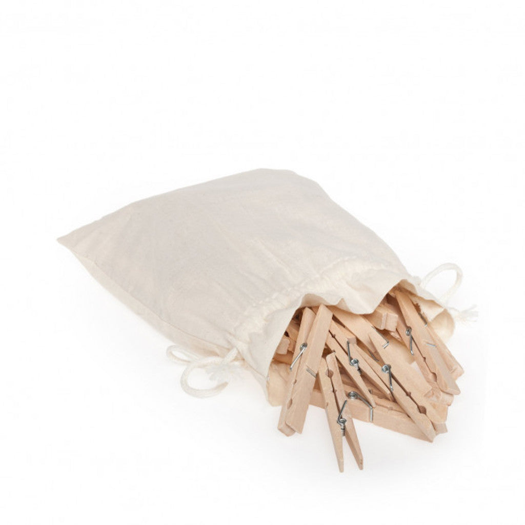 Redecker Wooden Pegs in Cloth Bag (20 Pack)