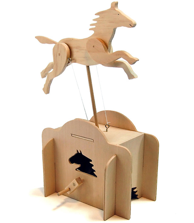 Pathfinders Automaton Horse Wooden Teros