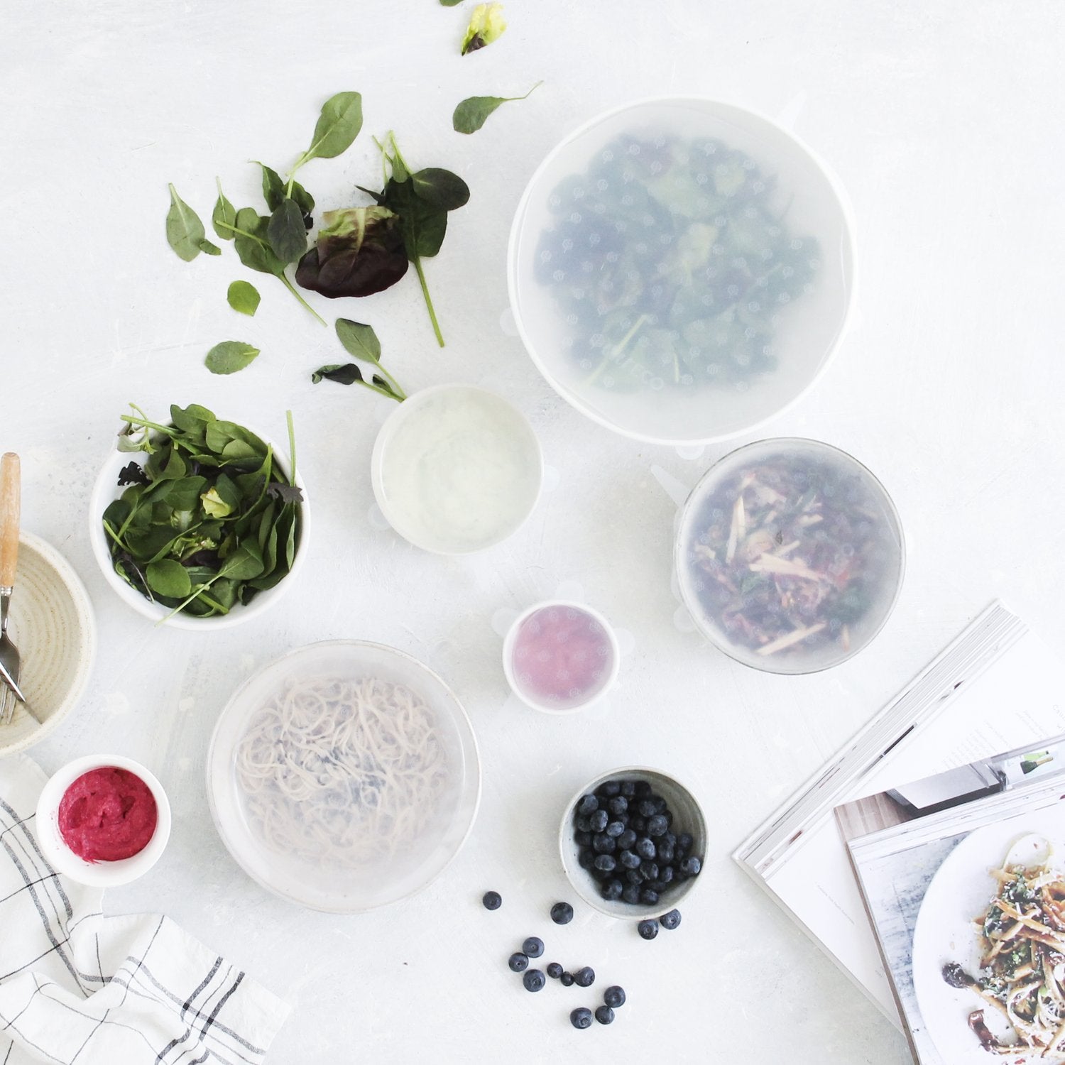 Ever Eco Reusable Silicone Food Covers (6 Pack) Teros Tasmania