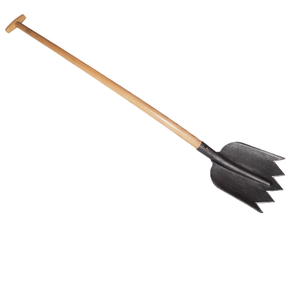 DeWit Spats Steel Shovel with Steps (1100 mm) (20360)