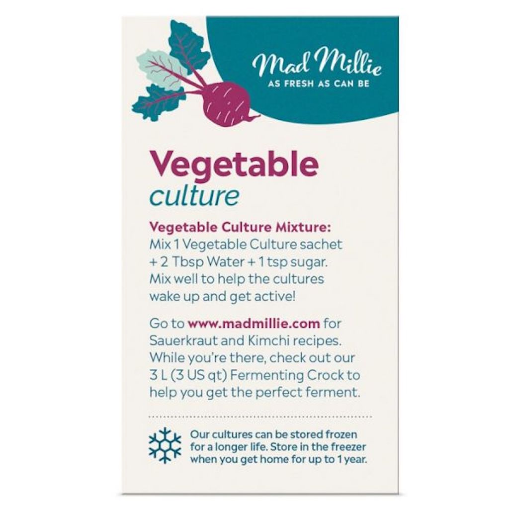 Mad Millie Fermented Vegetable Culture (5 Pack)