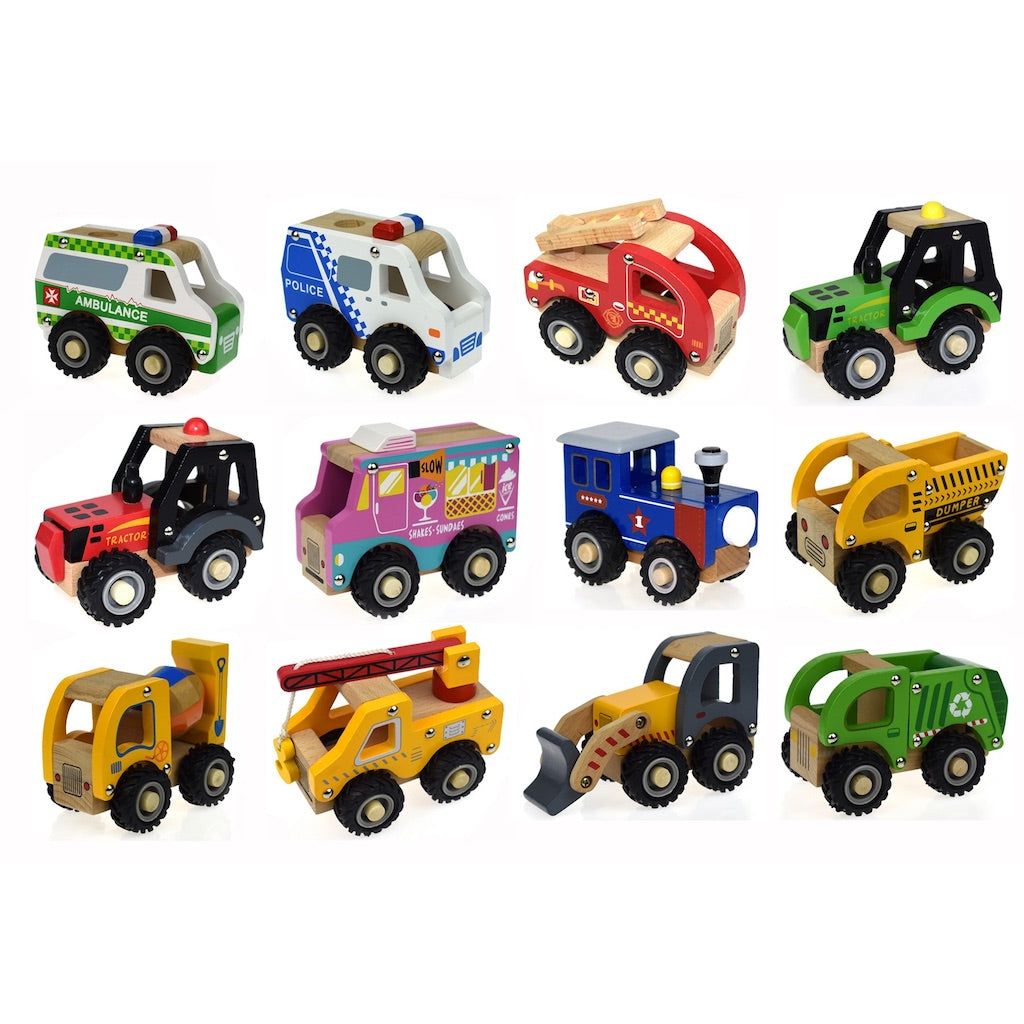 Koala Dream Wooden Vehicle with Rubber Wheels