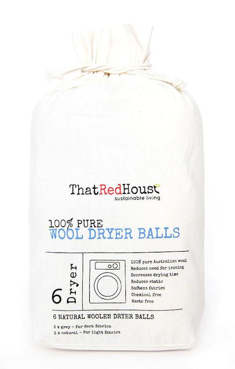 That Red House Woollen Laundry Balls (6 Pack) Teros